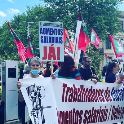 Greve das cantinas escolares do Porto de junho 2022